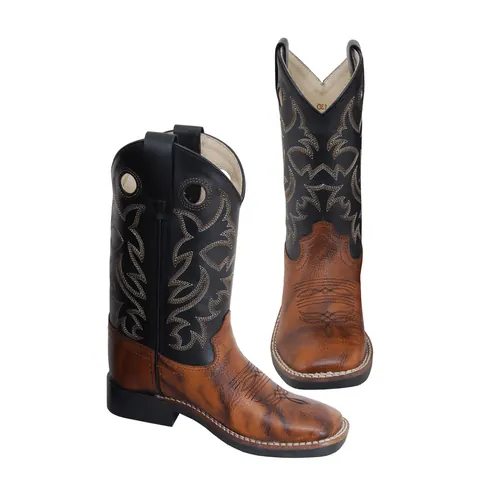 Kids Cowboy Boots — 324-30K-BK-CTR