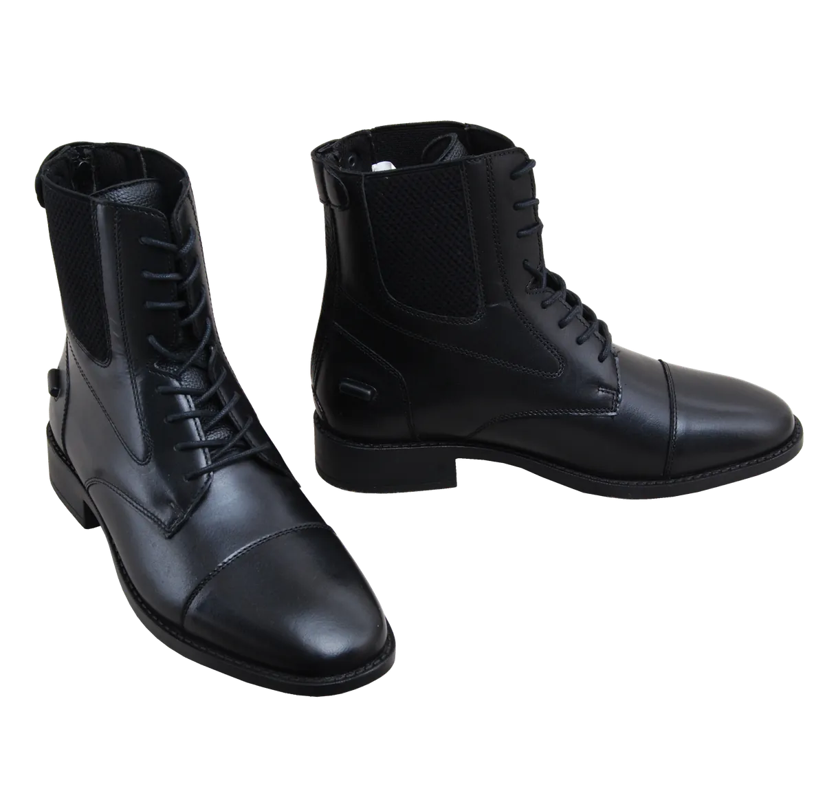 Lace-up ankle length Paddock rider boots — 356A-PB-C
