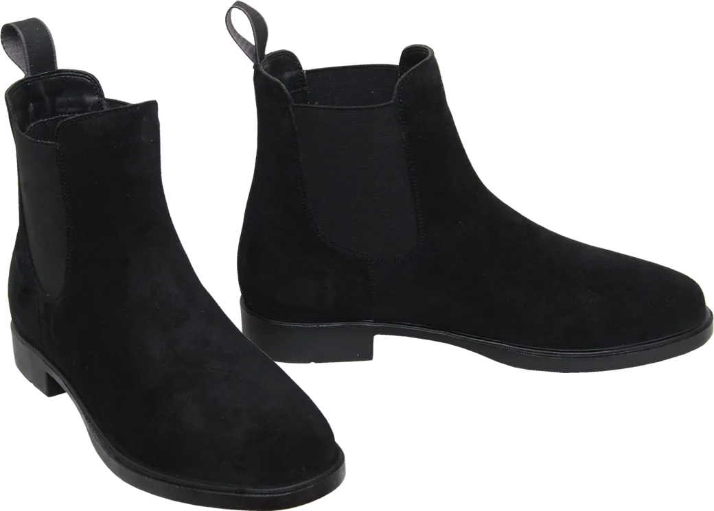 Jodhpur boot for riders in suede with elasticated side gusset — 574-JD-C