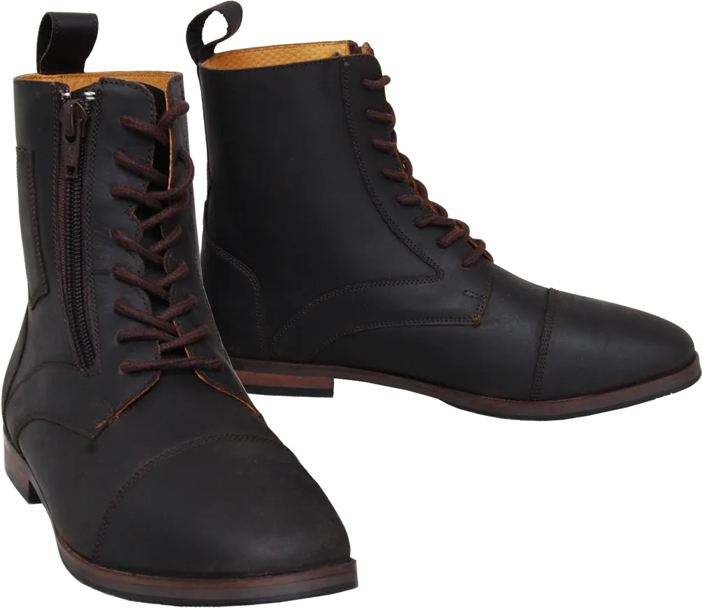 Paddock ankle boot in waxy calf leather — 580-PB-C