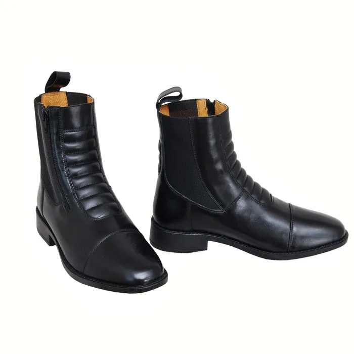Side Zipper Paddock Boots For Riding — 598-PB-C