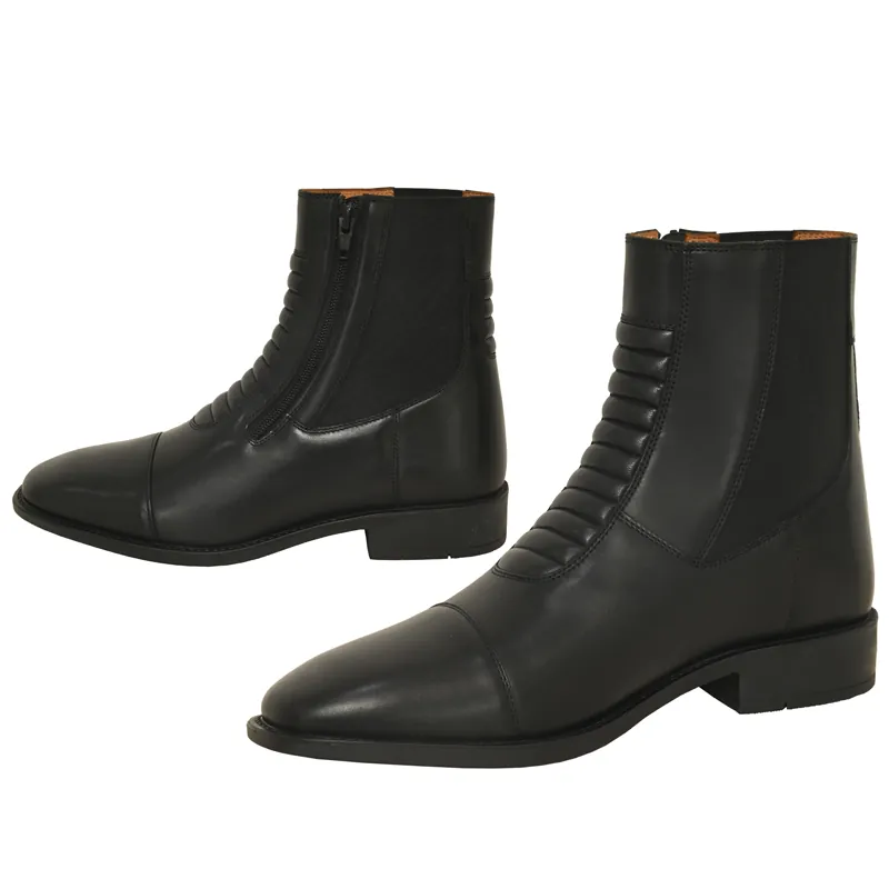 SHORT SIDE ZIPPER PADDOCK BOOT — 7204-JD-C