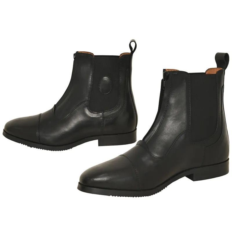 SHORT FRONT ZIPPER BOOT — 7210-FZ-C