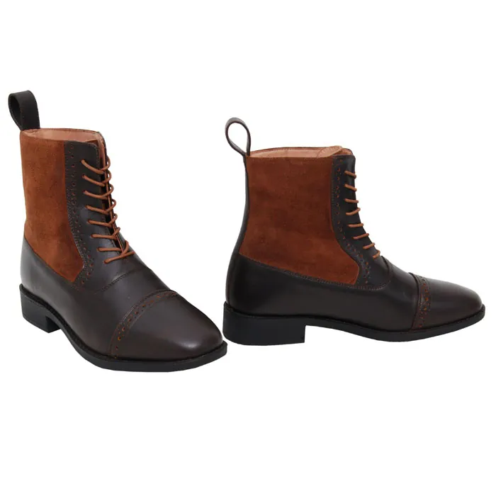 Leather Front Lace Paddock Boot — 979-PB-C