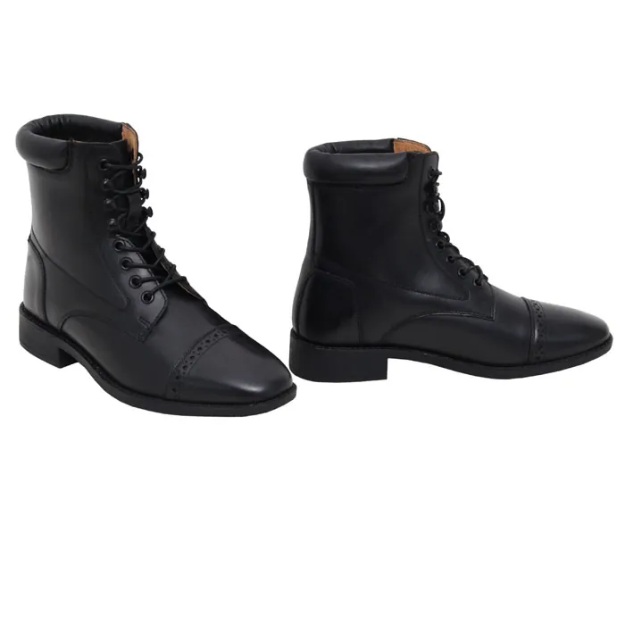 Leather Paddock Boot with Collor Padding — 981-PB-C