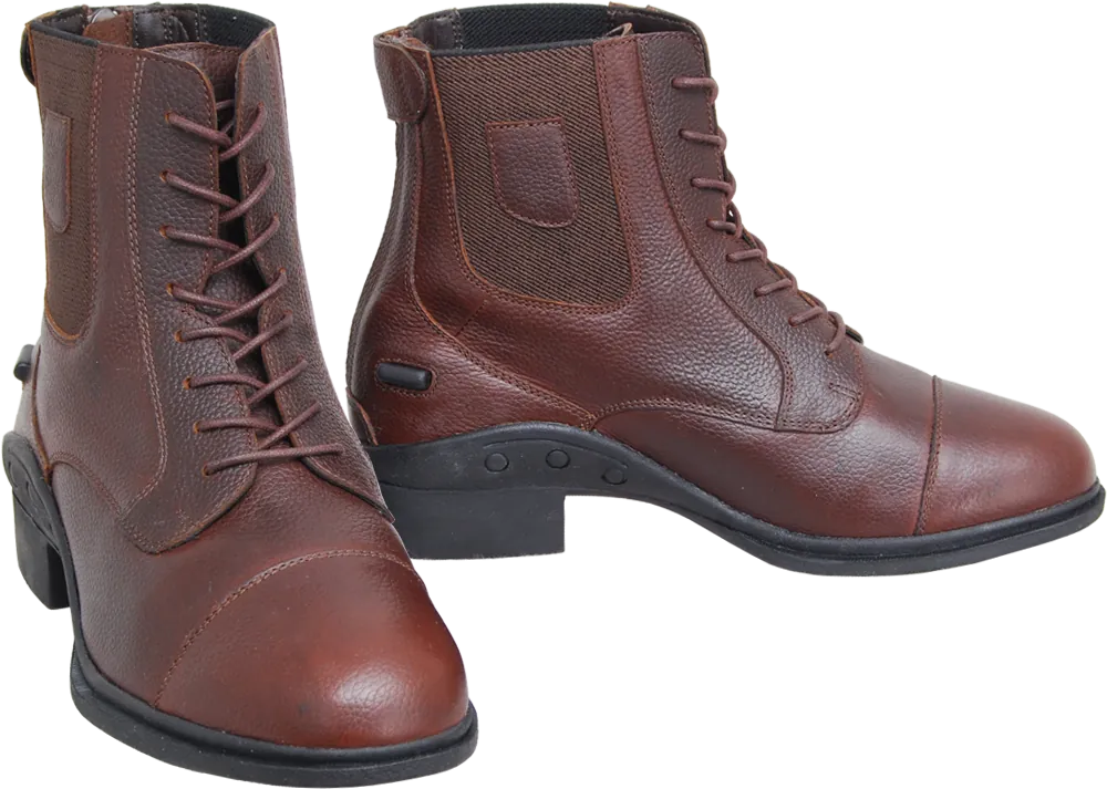 Paddock ankle-length rider boots with rubber sole — 589-PB-C