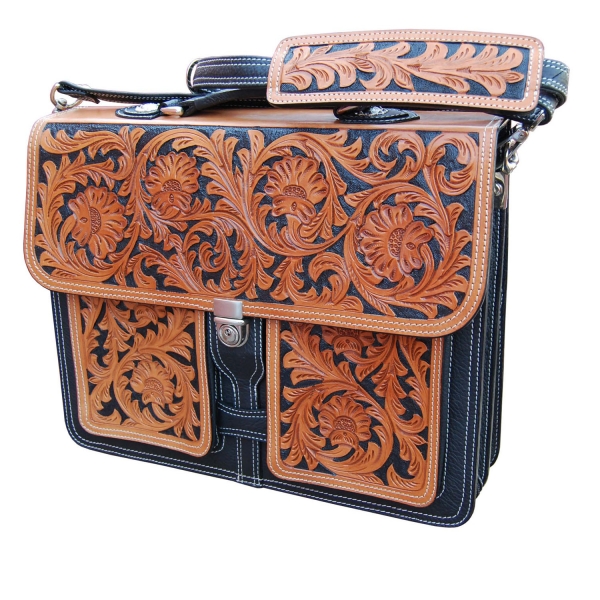 Genuine Western Leather Laptop Bag Supplier